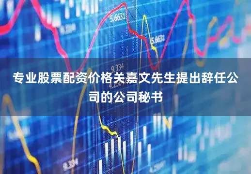 专业股票配资价格关嘉文先生提出辞任公司的公司秘书